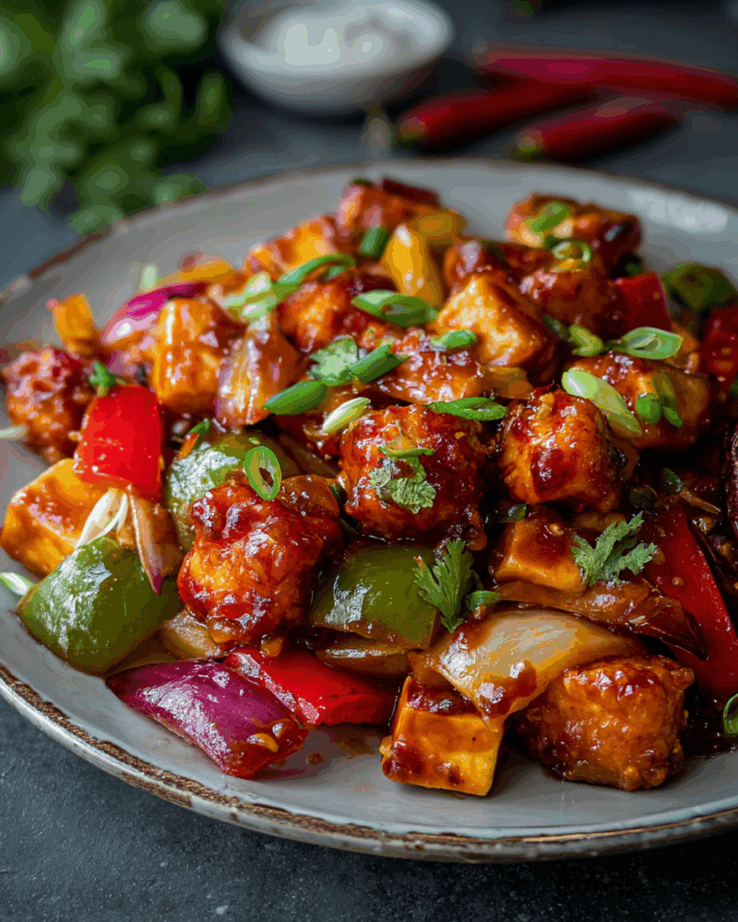Chilli Paneer at The Velvet Plate, Prayagraj